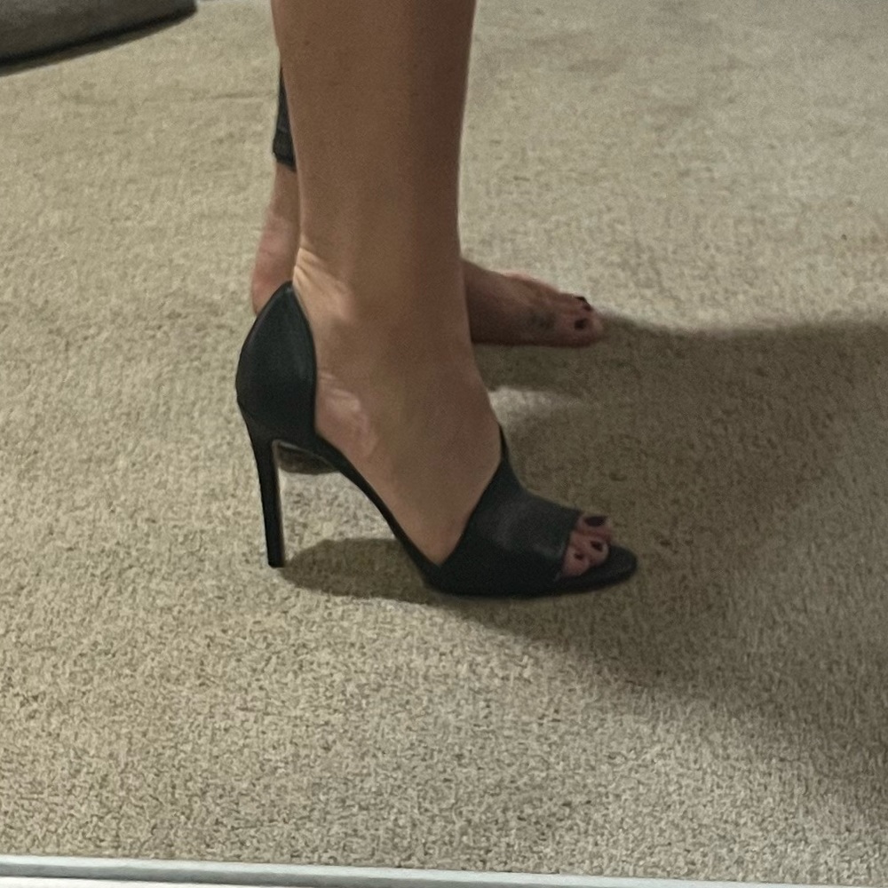 Black Heels, size 9, Unique sexy style